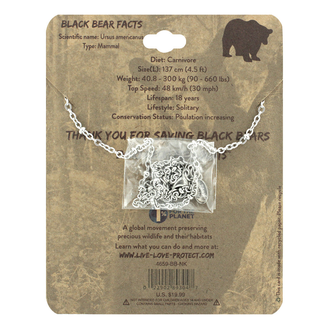 Black Bear Necklace – liveloveprotect