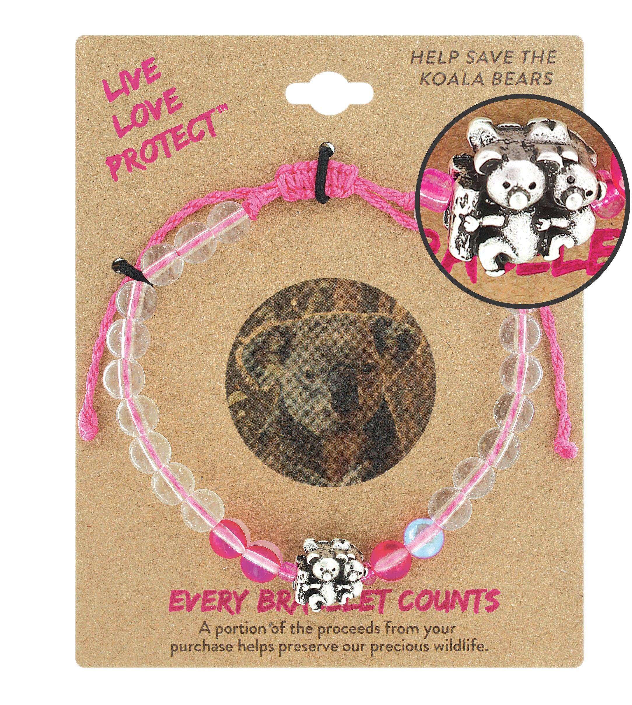 Fullrainbow Koala Bracelets for Women Koala Spirit Animal Gifts Koala Jewelry Inspirational Gifts for Women Girls Koala Lovers